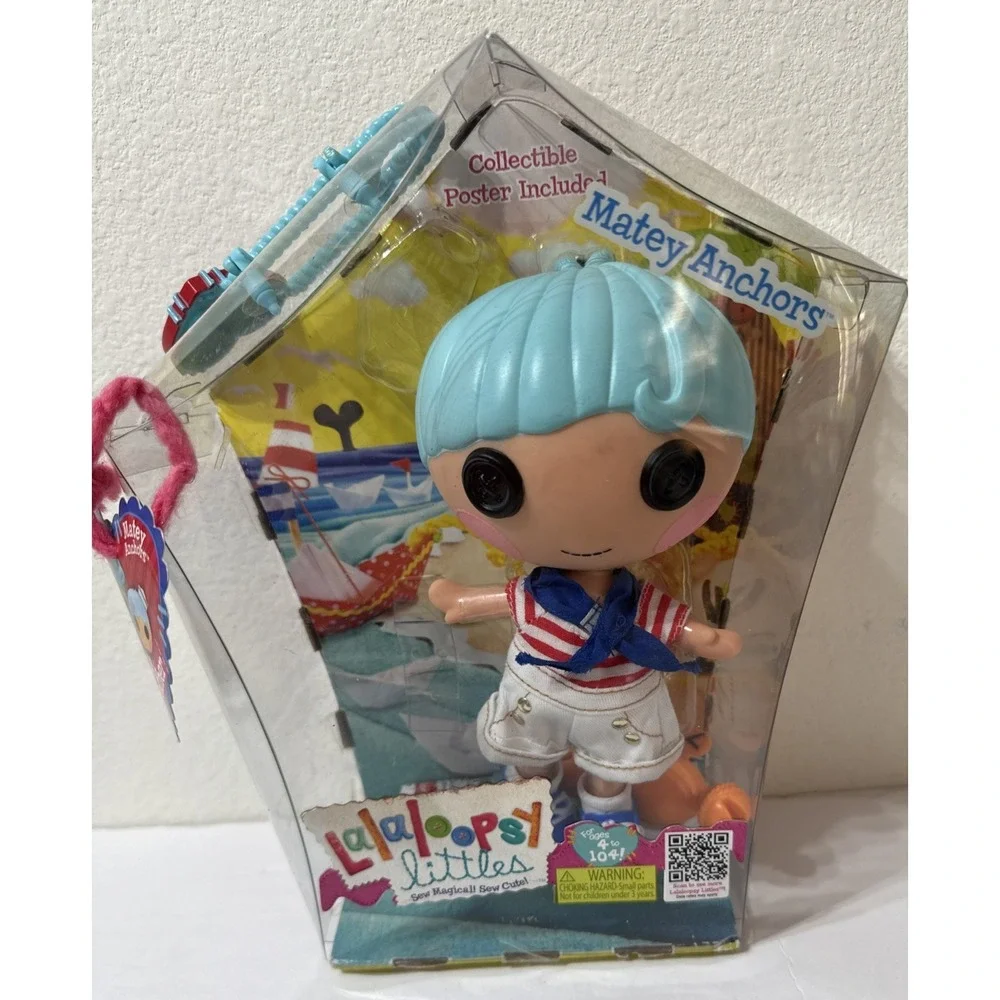 LALALOOPSY LITTLES Matey Anchors Pet Crab & Hat Poster Sailor Outfit ~ Unopened